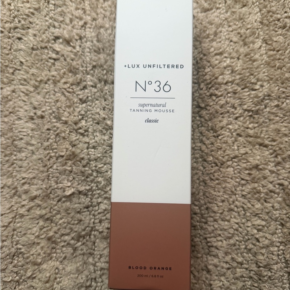 Lux Unfiltered No.36 Supernatural Tanning Mousse in Blood Orange
